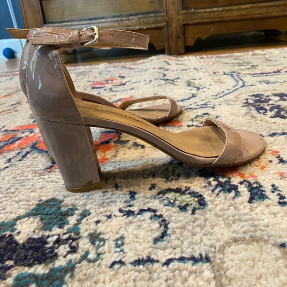 Stuart Weitzman Hush Aniline Block Heel size 6.5 - Picture 4 of 8